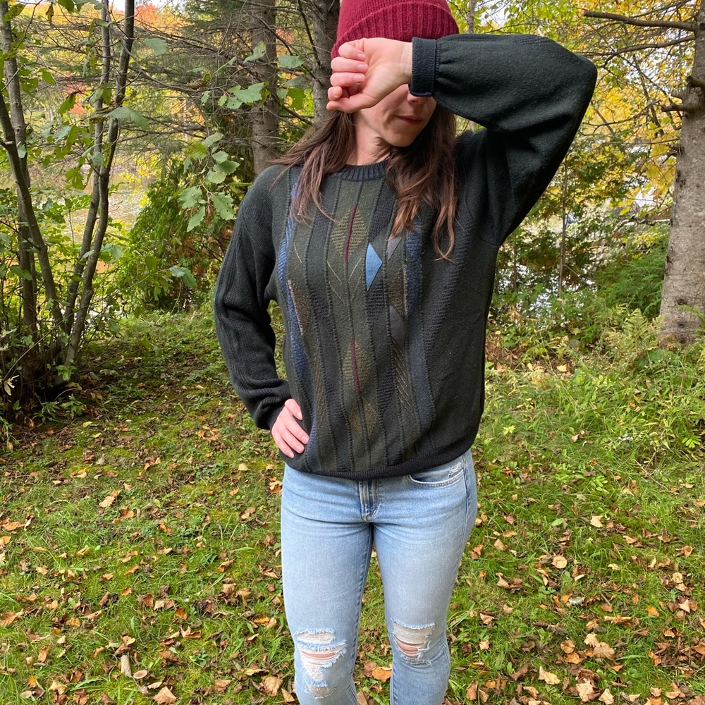 Breidhof sweaters, dad / grandpa vintage crewneck sweater